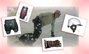 Snowboard Schutzausrüstung